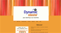 Desktop Screenshot of dynamiceducator.com
